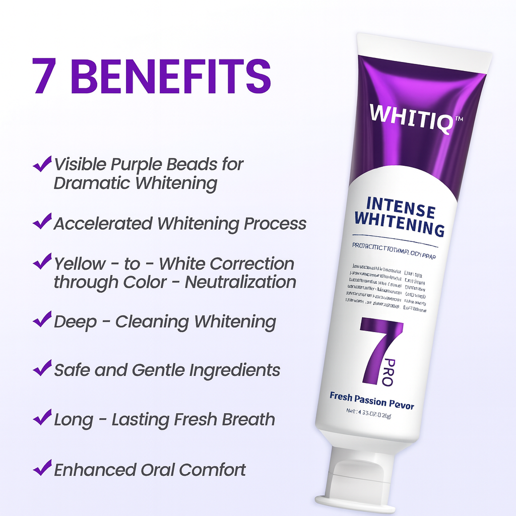 WHITIQ™ 7-Pro Intense Whitening Toothpaste