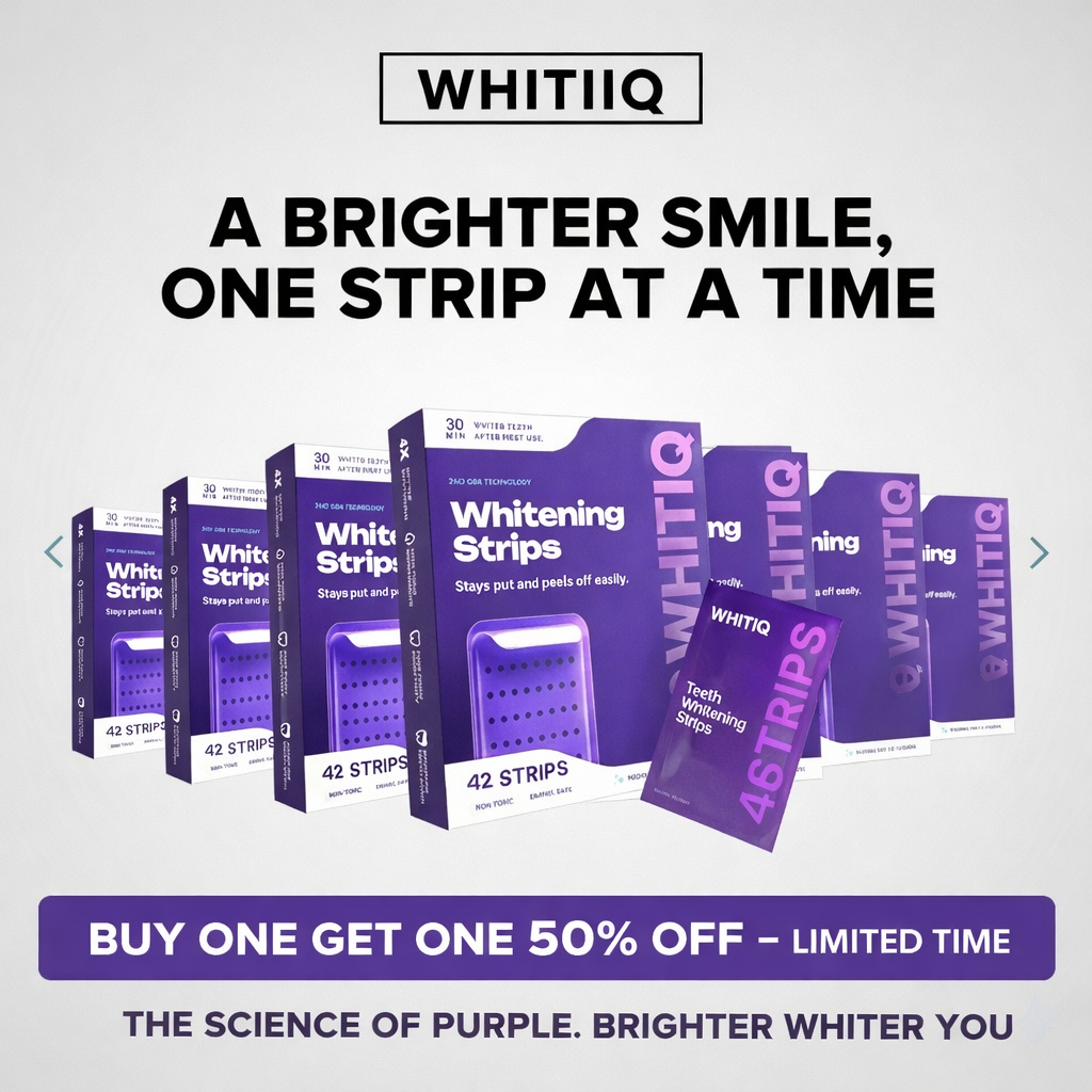 WHITIQ™ Color-Correct Whitening Strips