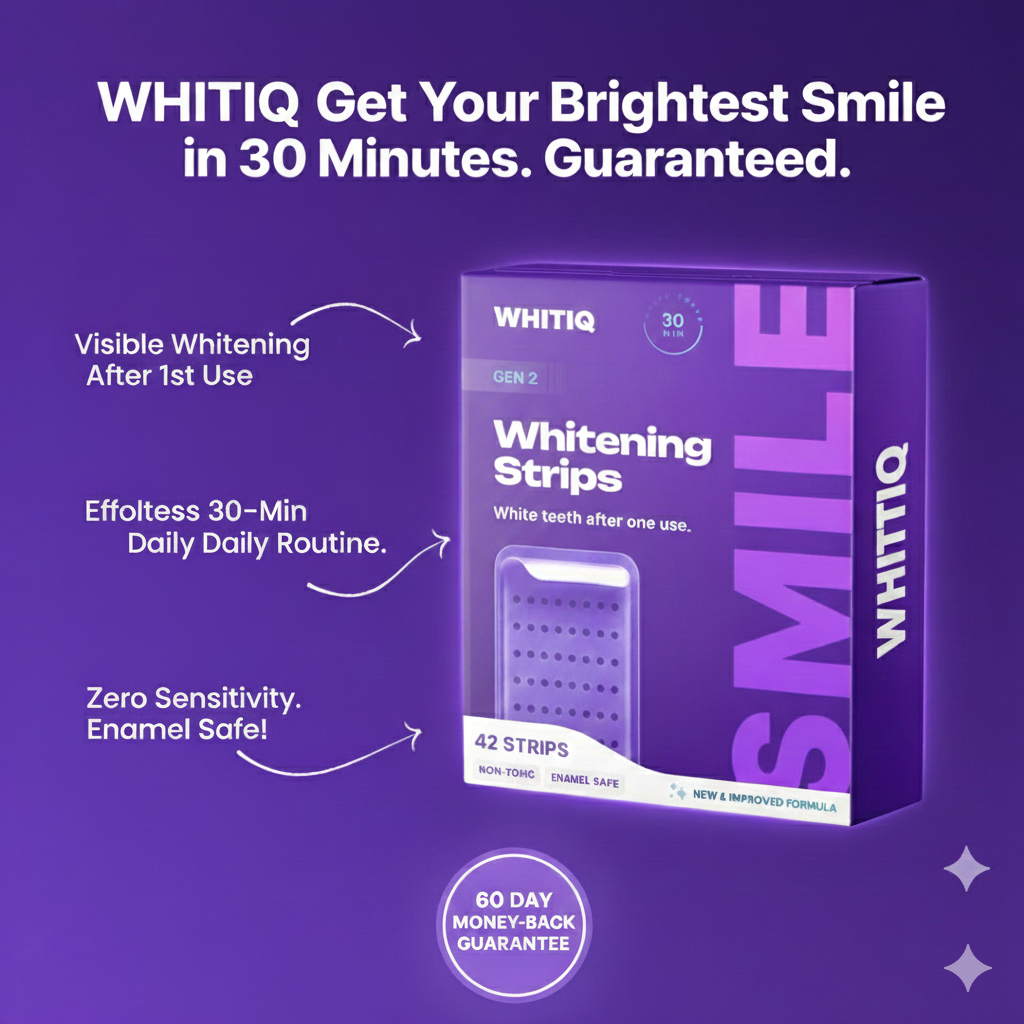 WHITIQ™ Color-Correct Whitening Strips